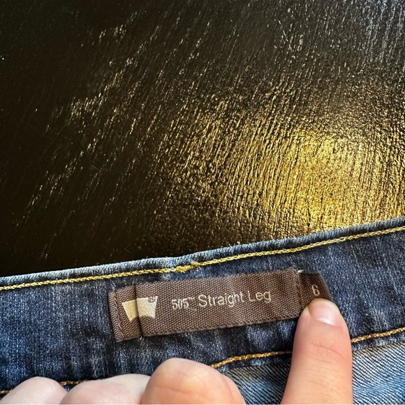 Vintage Retro Levi’s 505 Straight Leg Size 6 28x32 Blue Jean Denim Mom Jean - Picture 8 of 12